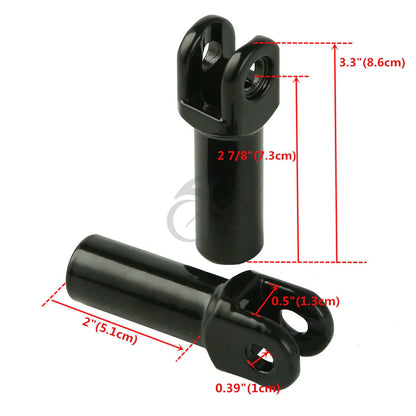 Rear Footpeg Footrest Mounts for Harley Softail Cross Bones (2008-2011)