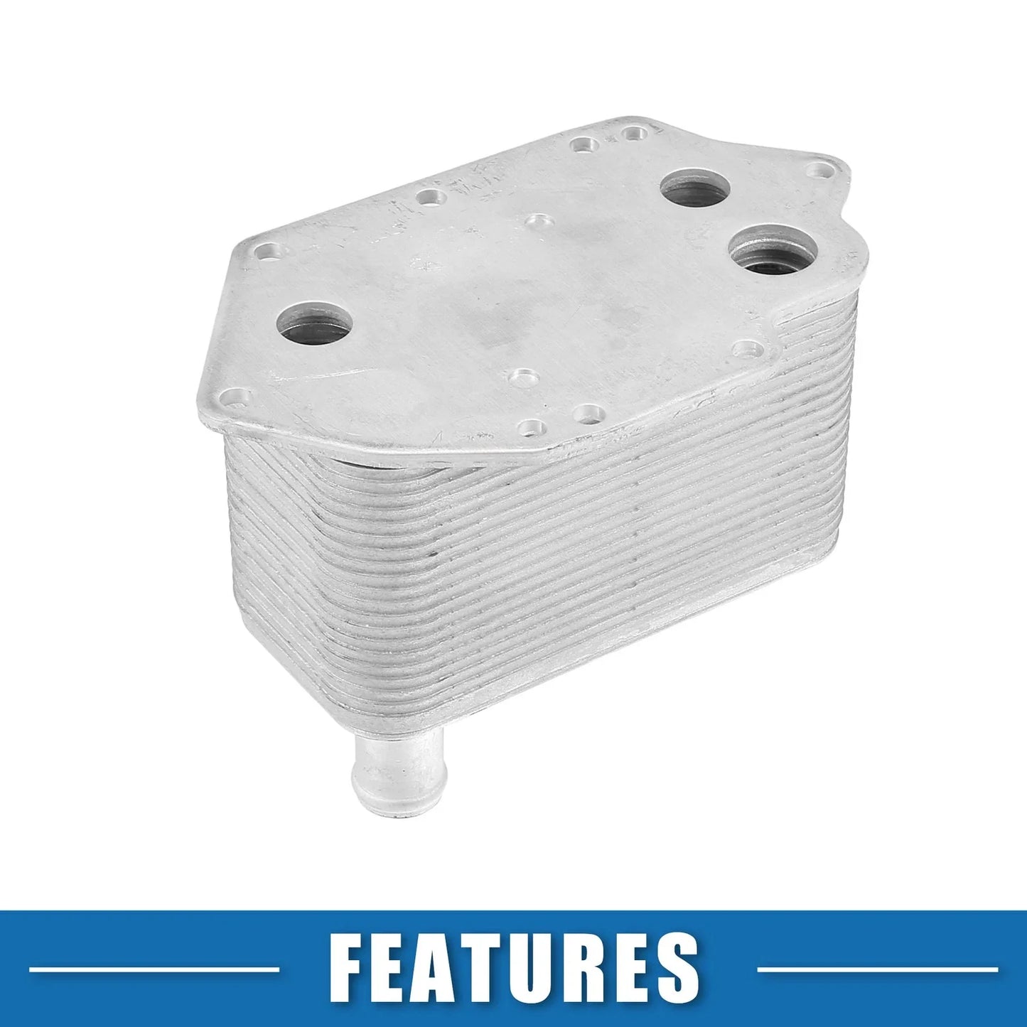 Oil Cooler for BMW X5 (2009 - 2013) Silver Tone