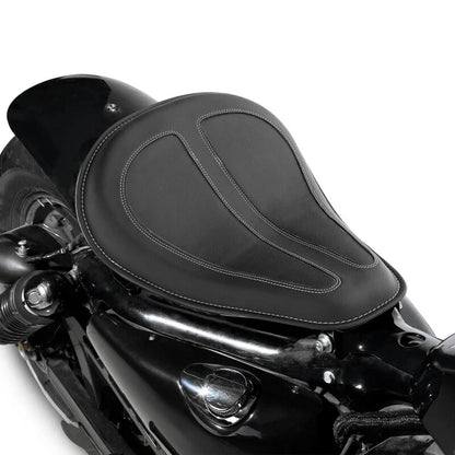Solo Driver Seat w/ Spring Brackets for Harley Sportster XL 883 1200 (2004-2023)