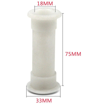 2 x Boat Plastic Drain Tube Drain Thru-hull for MotorwellBaitwell