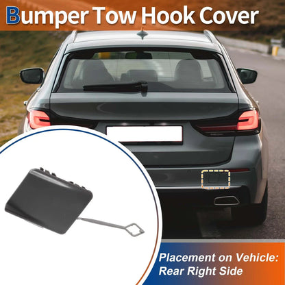 Tow Hook Cover for BMW 5-Series F10 LCI - Rear Bumper