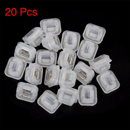 20pcs Plastic White Retainer Clips for BMW E46 E90 E91 E92 320i 323i