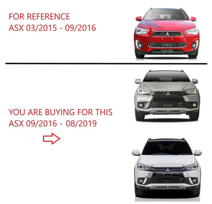 Chrome Upper Front Bar Mould Left Side for Mitsubishi ASX XC (2010–2020)