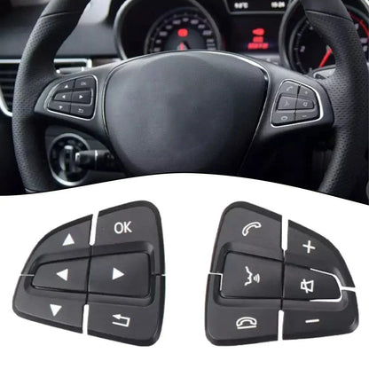 Steering Wheel Switch Cover Set for Mercedes-Benz A-Class/B-Class