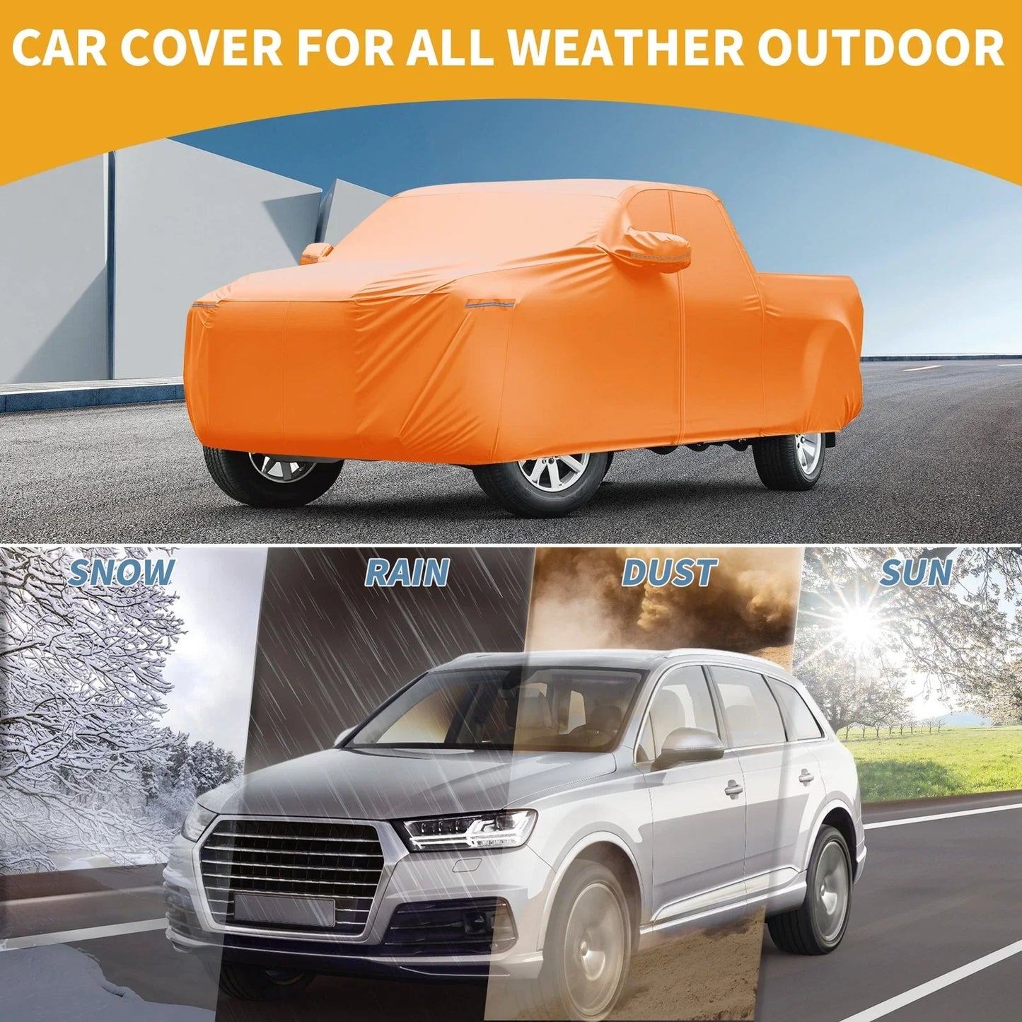 Waterproof All Weather Car Cover for Dodge Ram ( Specified)