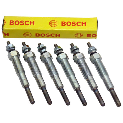 6x Glow Plugs 12V for Ford Trader Diesel OHV 6cyl 4.1L (1981-1984)