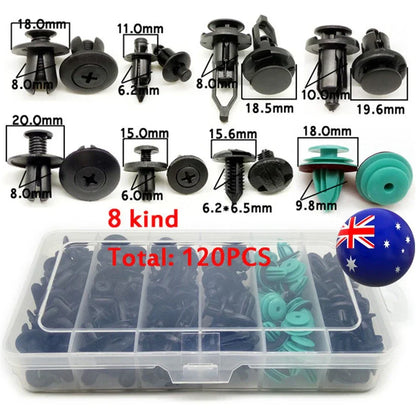 Mixed Size Fastener Clips for Door Interior Panel Bumper Fender - AU