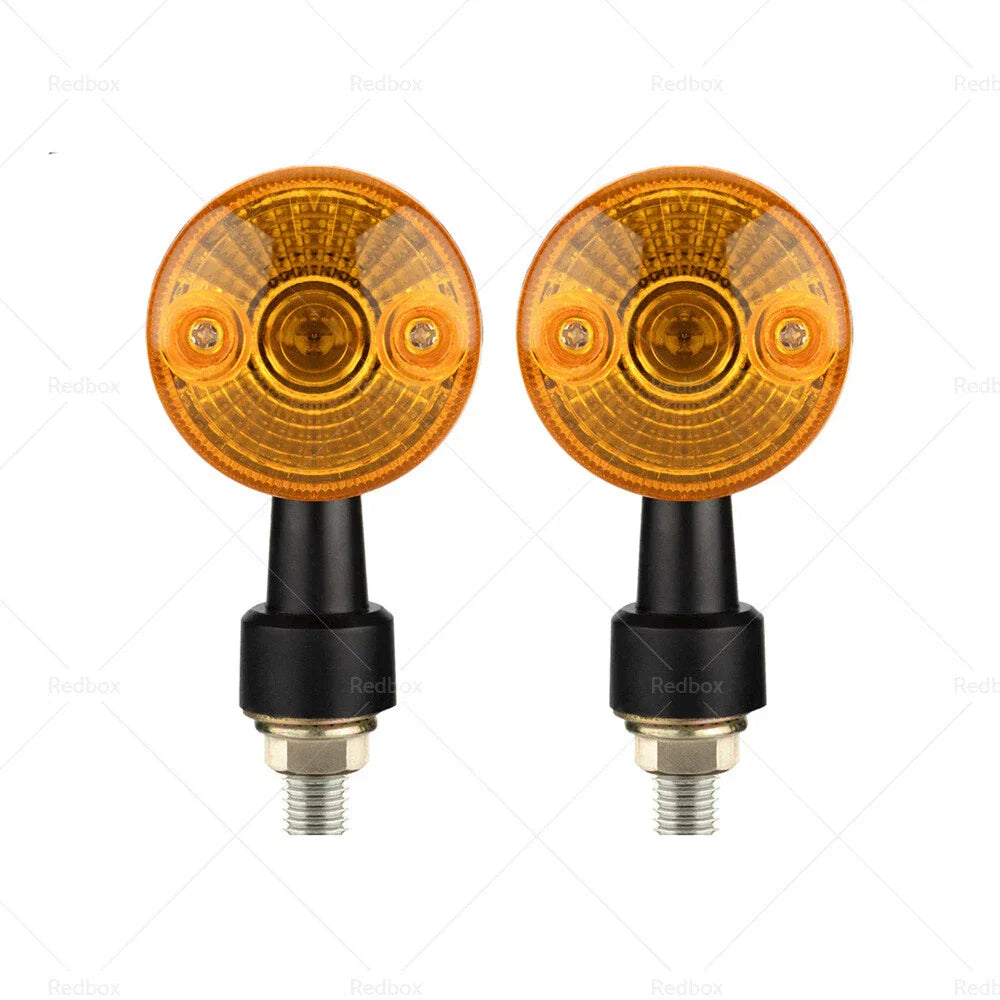 4 x Amber Classic Motorcycle Turn Signal Indicators for Universal Models