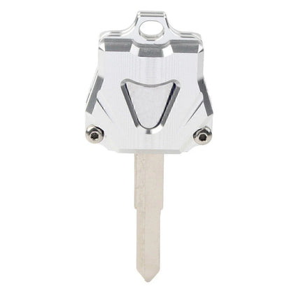 Silver Motorcycle Key Shell Case Cover for Yamaha MT09 MT07 MT10 FZ07 FZ09 FJ-09 (2014-2023)