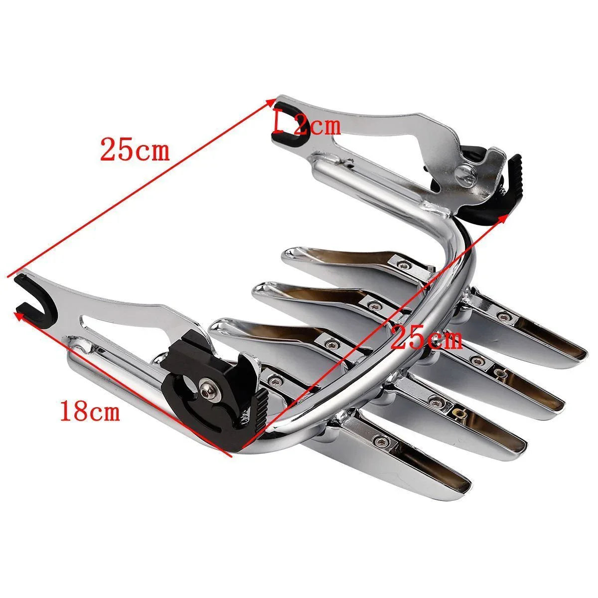 Backrest Sissy Bar & Luggage Rack for Harley Touring Road King (09-25)