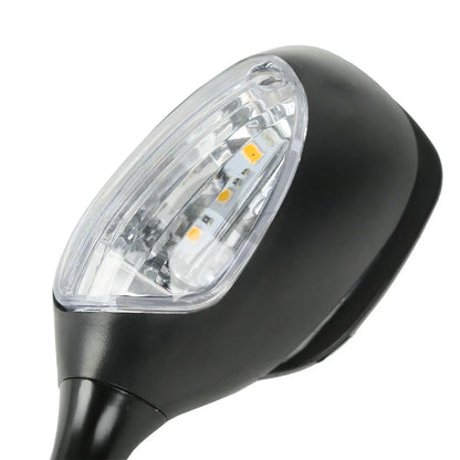 LED Turn Signal Side View Mirrors for Suzuki GSXR600 GSXR750 (2006-2025)