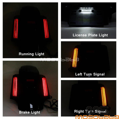 LED Rear Fender Light Kit for Harley Touring Models (2014-2021)