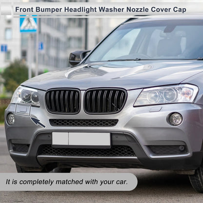 Front Left Bumper Headlight Washer Nozzle Cover Cap for BMW X3 Red