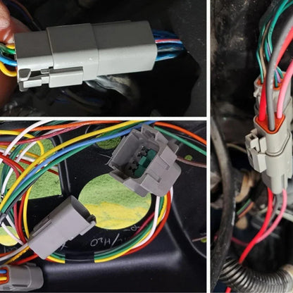10 Sets Waterproof Wire Connectors Gray for Automotive and Marine Applications