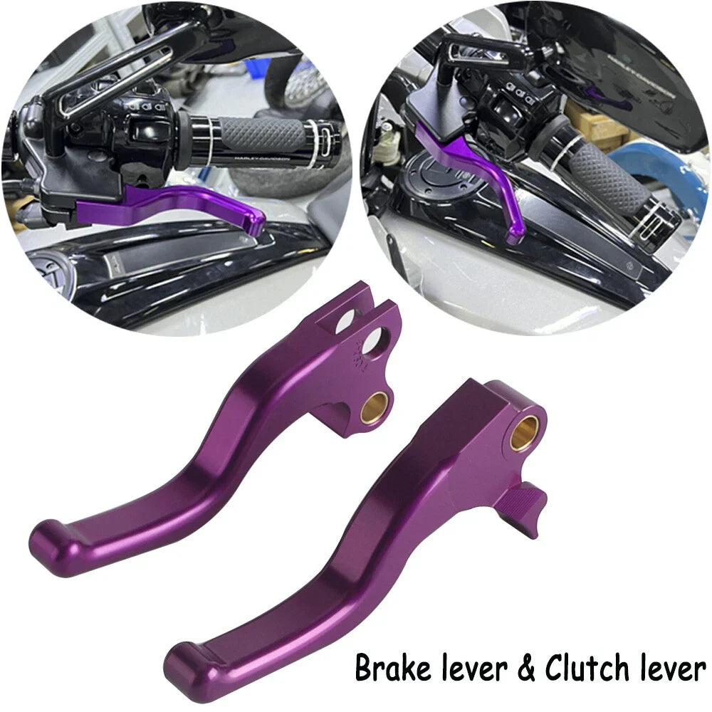 Brake Clutch Levers Hand Control for Harley Dyna Street Bob Fat Bob (1996-2017)