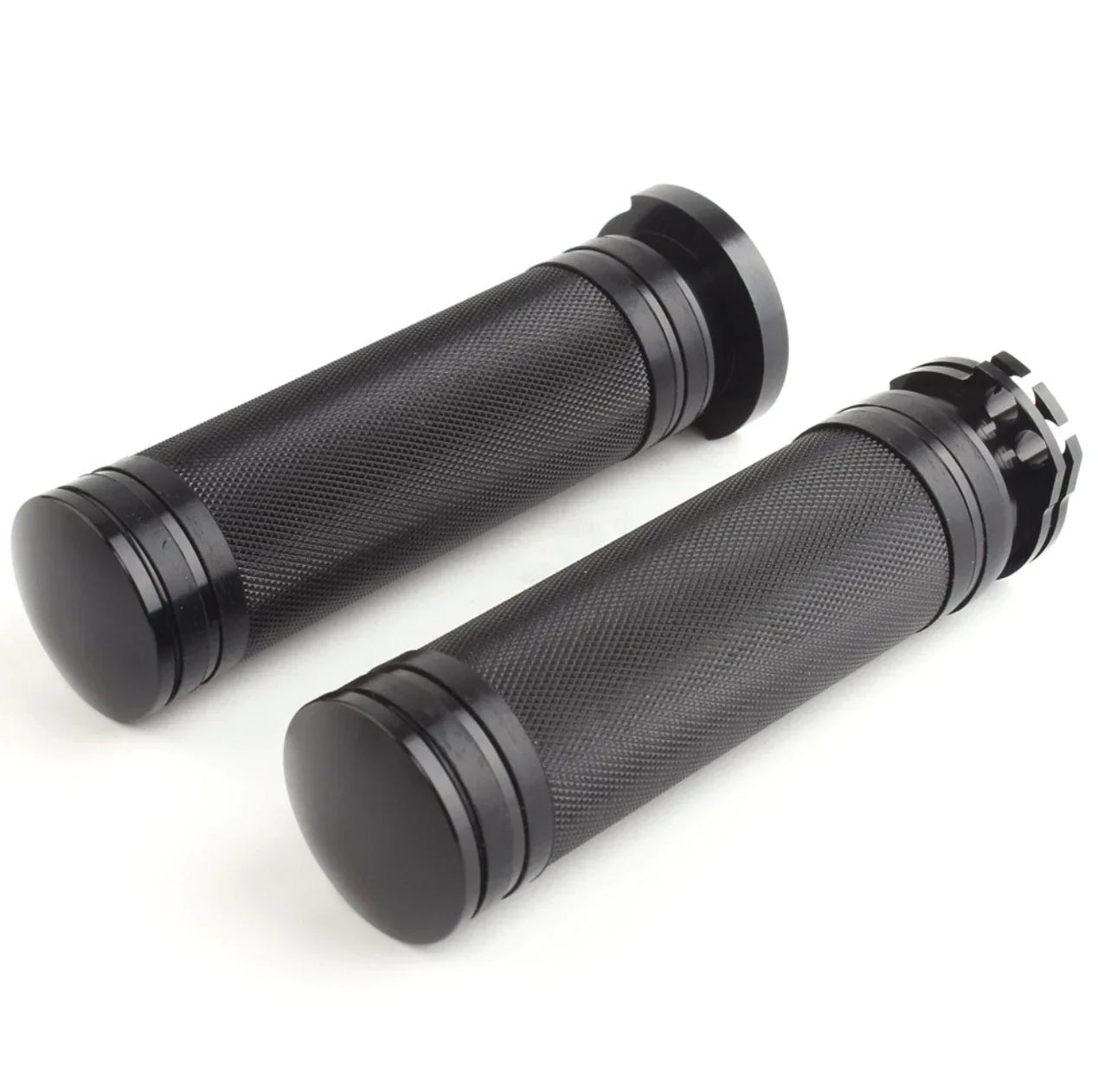 CNC 1" (25mm) Handlebar Grips for Harley Touring, Sportster, Dyna