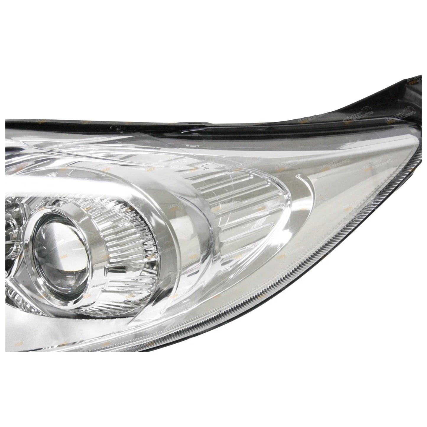 Left LH Chrome Projector Headlight for Ford Fiesta Zetec Hatch (2009 - 2013)