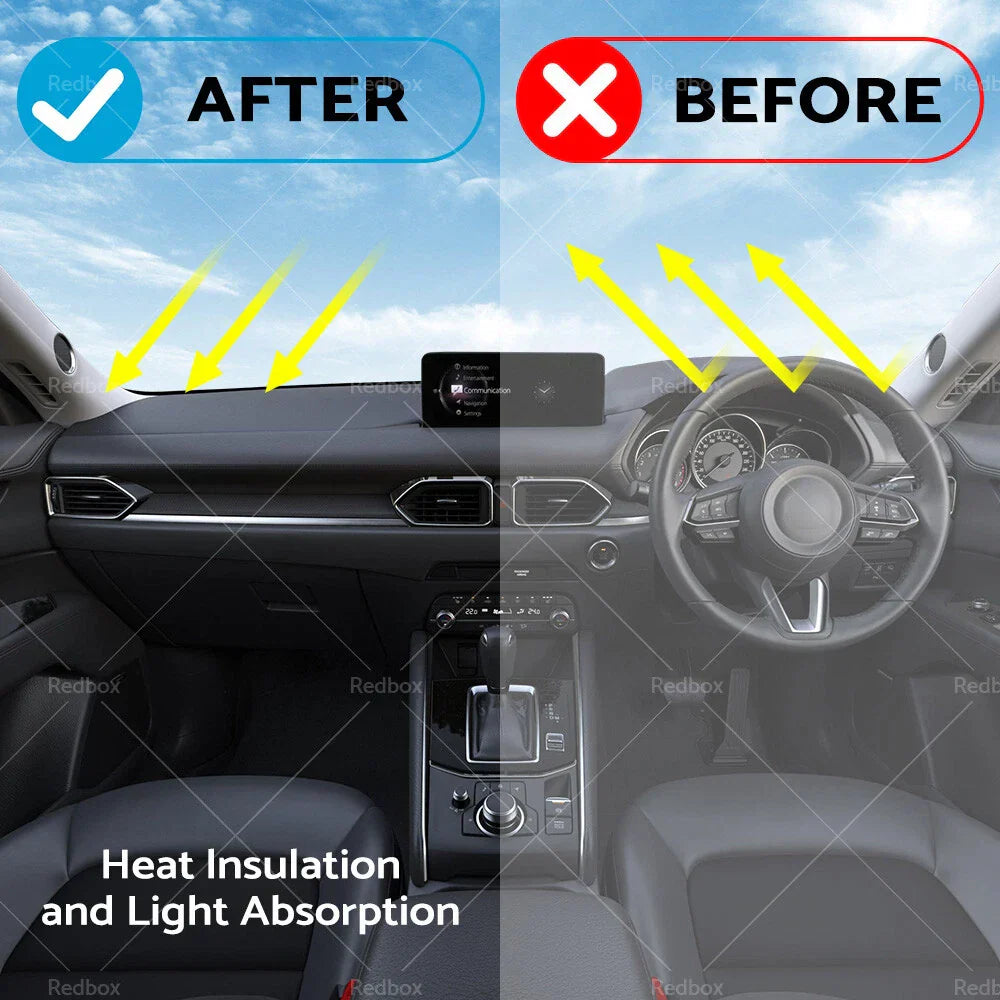 Dashboard Cover Mat for Toyota Hilux 150 Series (2005-2015)