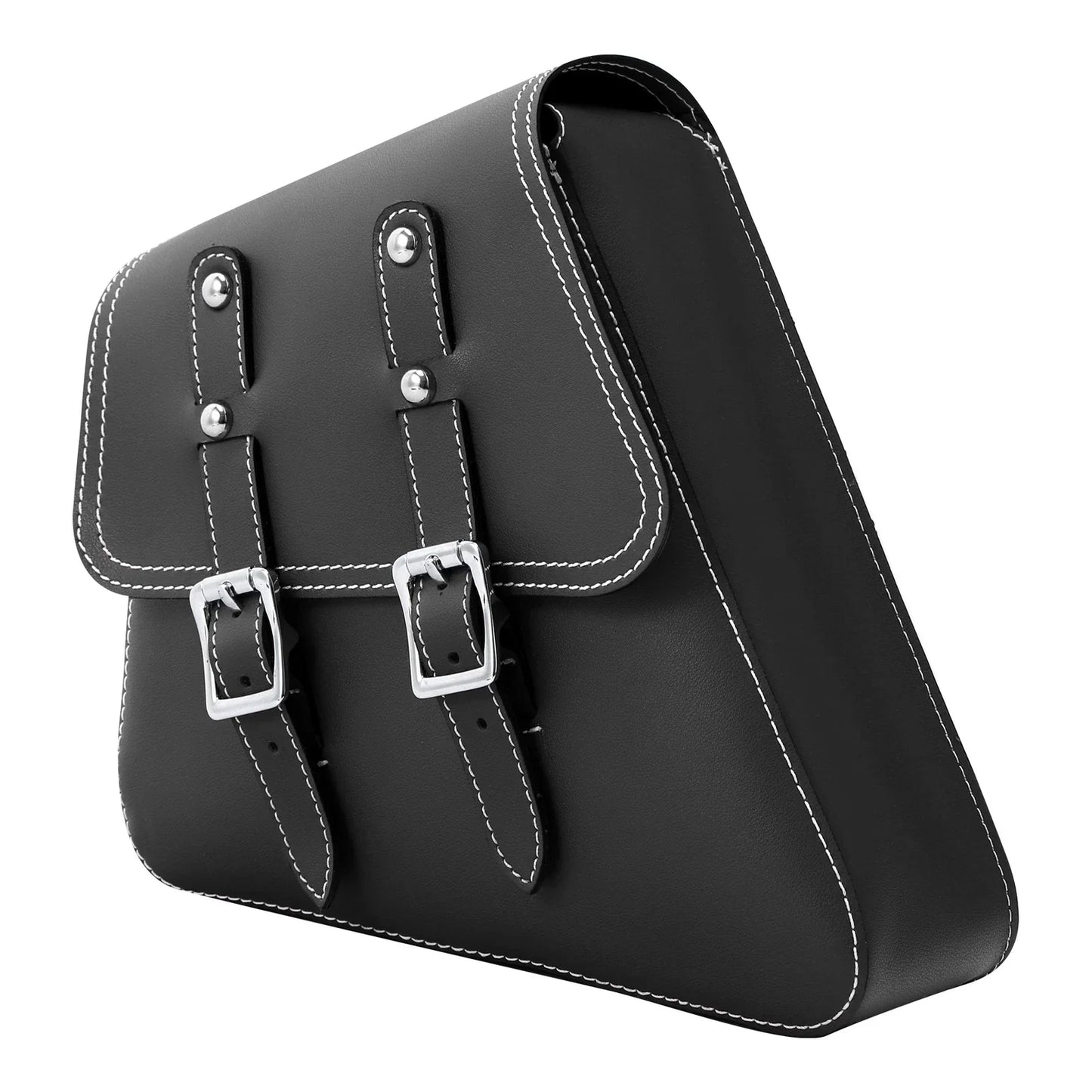 Black Side Bag Saddlebags for Harley Sportster Iron 883 1200 (2007-2020)