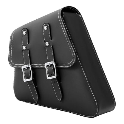 Black Side Bag Saddlebags for Harley Sportster Iron 883 1200 (2007-2020)