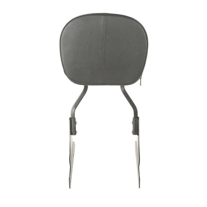 Black Low Backrest Sissy Bar for Harley Softail Custom FXSTC Fat Boy (2000-2017)
