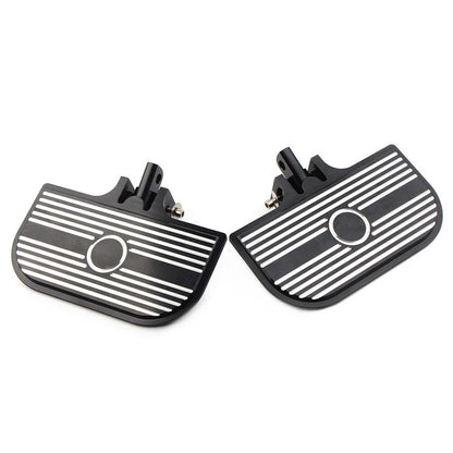 Passenger Floorboards Pedal Pads for Harley Heritage Springer Low Rider