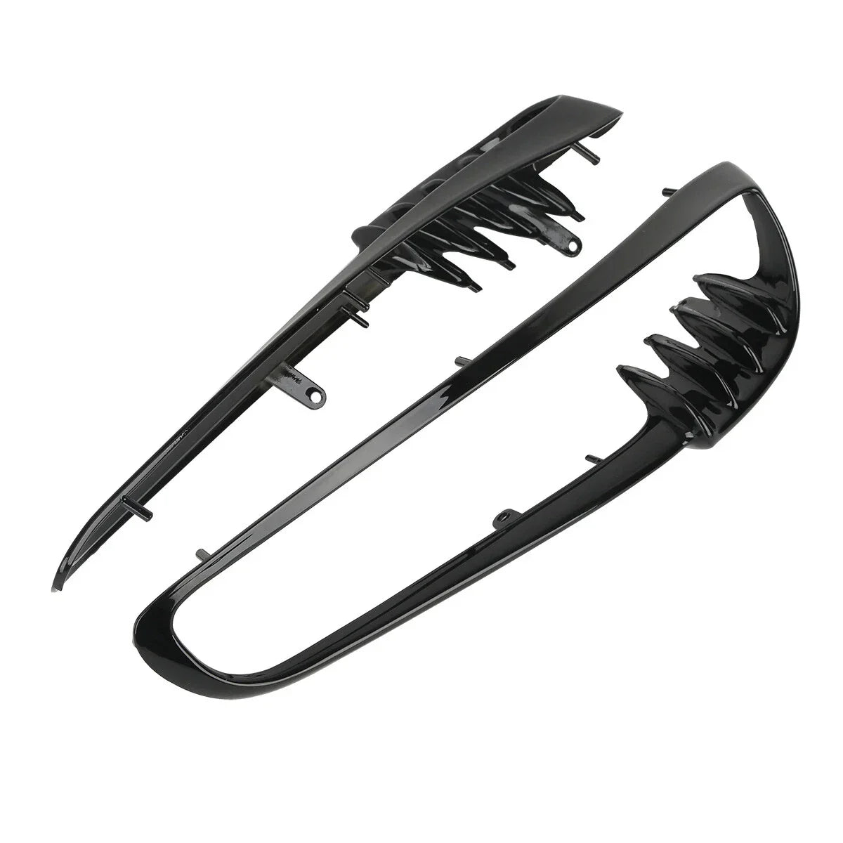 Black Radiator Trim Bezels for Harley V-Rod VRSCA VRSCB (2001-2010)