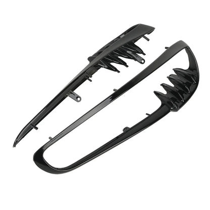 Black Radiator Trim Bezels for Harley V-Rod VRSCA VRSCB (2001-2010)