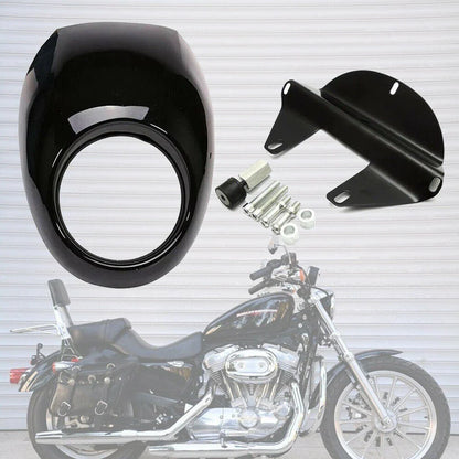 Headlight Cowl Fairing Light Cover for Harley Sportster XL883 XL1200 (2004-2023)
