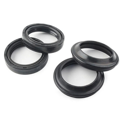 4 x Black Oil Seals Dust Seals for Front Fork Damper Shock Absorber (50-63)