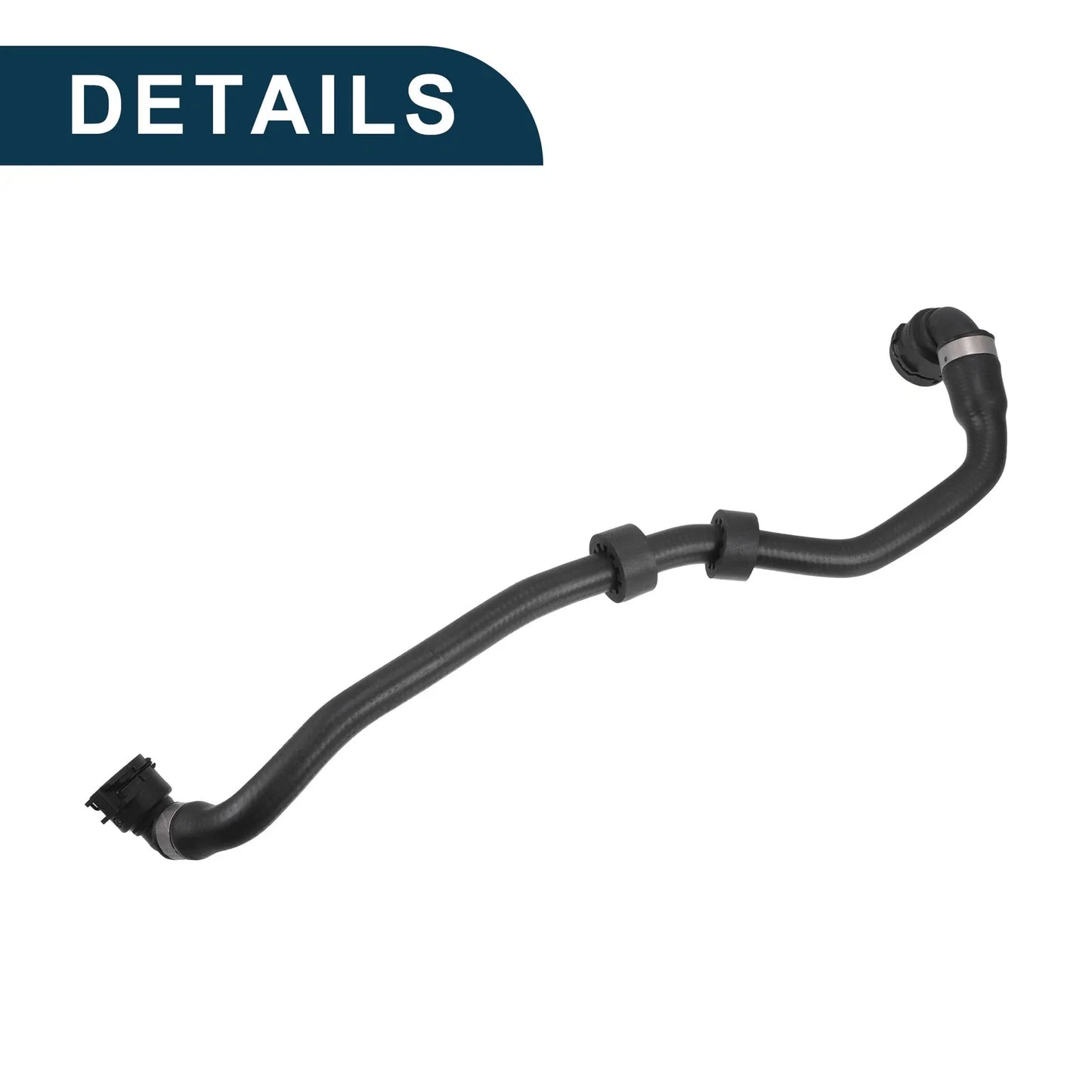 Radiator Hose 2.0L for BMW 528i xDrive (2012-2016) Black