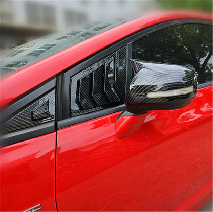 Rear View Mirror Cover Caps for 2012-2015 Honda Civic ABS Plastic