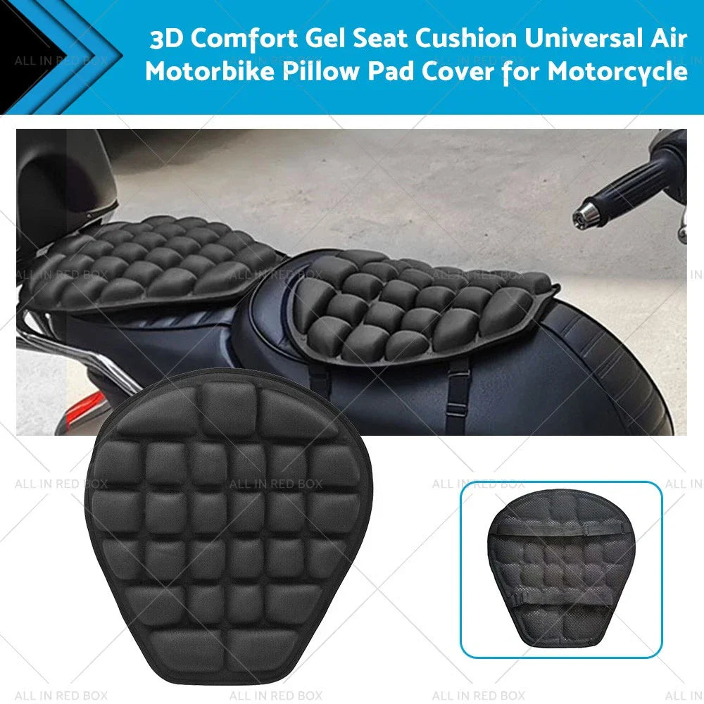 3D Motorcycle Gel Seat Cushion for Universal Motorbike