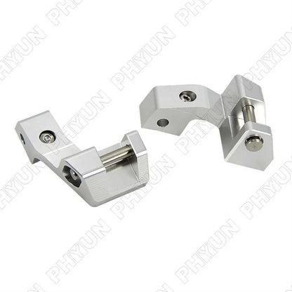 Motorbike Passenger Footrests Lowering Kit Silver for BMW R 1200 RT LC 1250 RT