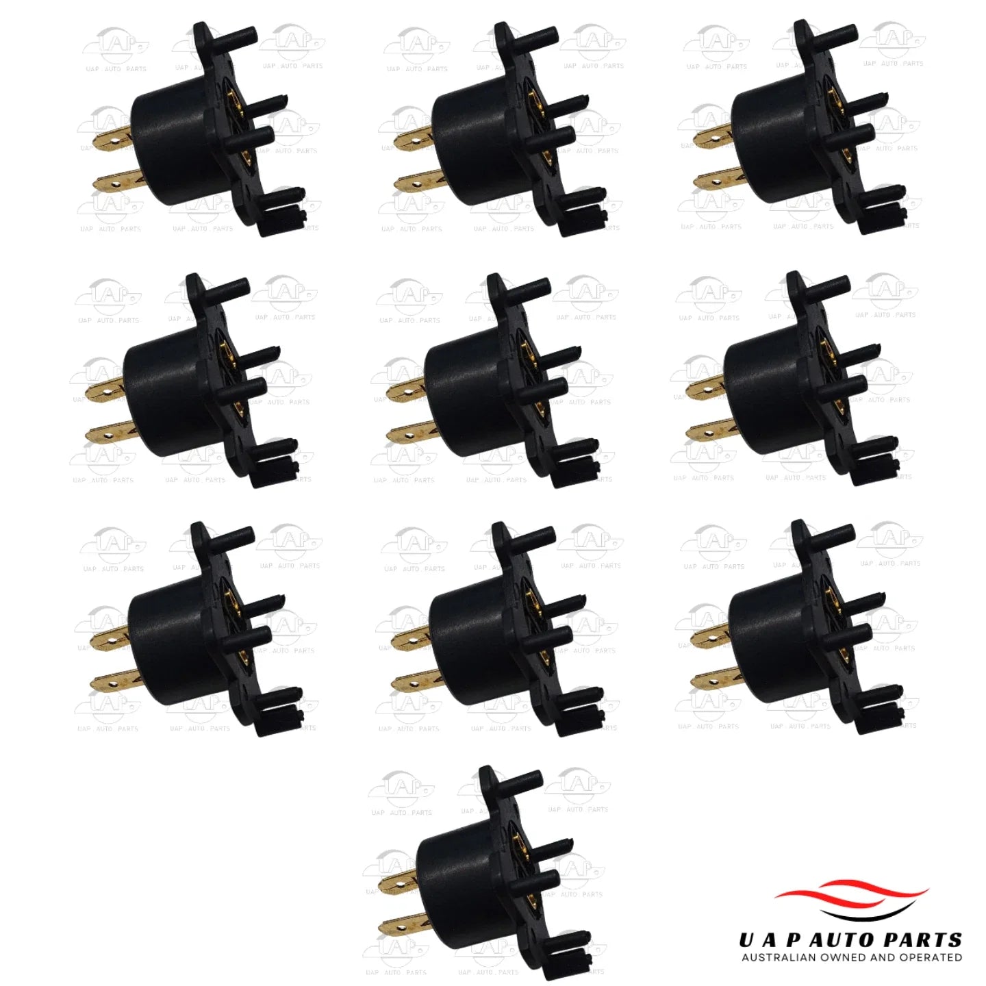 H7 Headlight Globe Adapter Holder 10x for Mazda CX-7 (2003–2019)