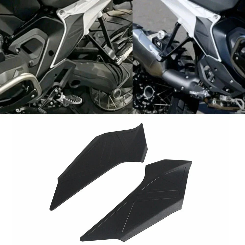 Black Side Frame Panel Guard Cover for BMW R1300GS (2023-2024)