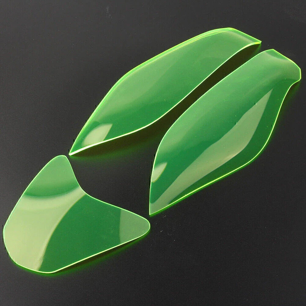 Green Front Headlight Guard Lens Cover for Aprilia RSV4 (2011-2014)