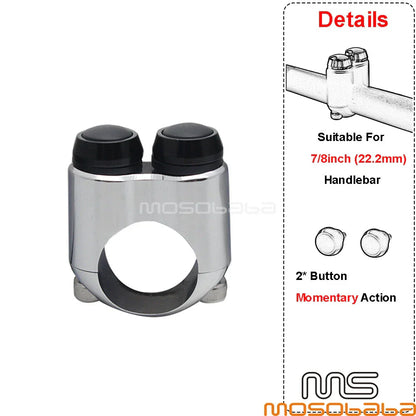 7/8'' Motorcycle Handlebar Turn Signal Light Switch for Harley Dyna (2006-2023)