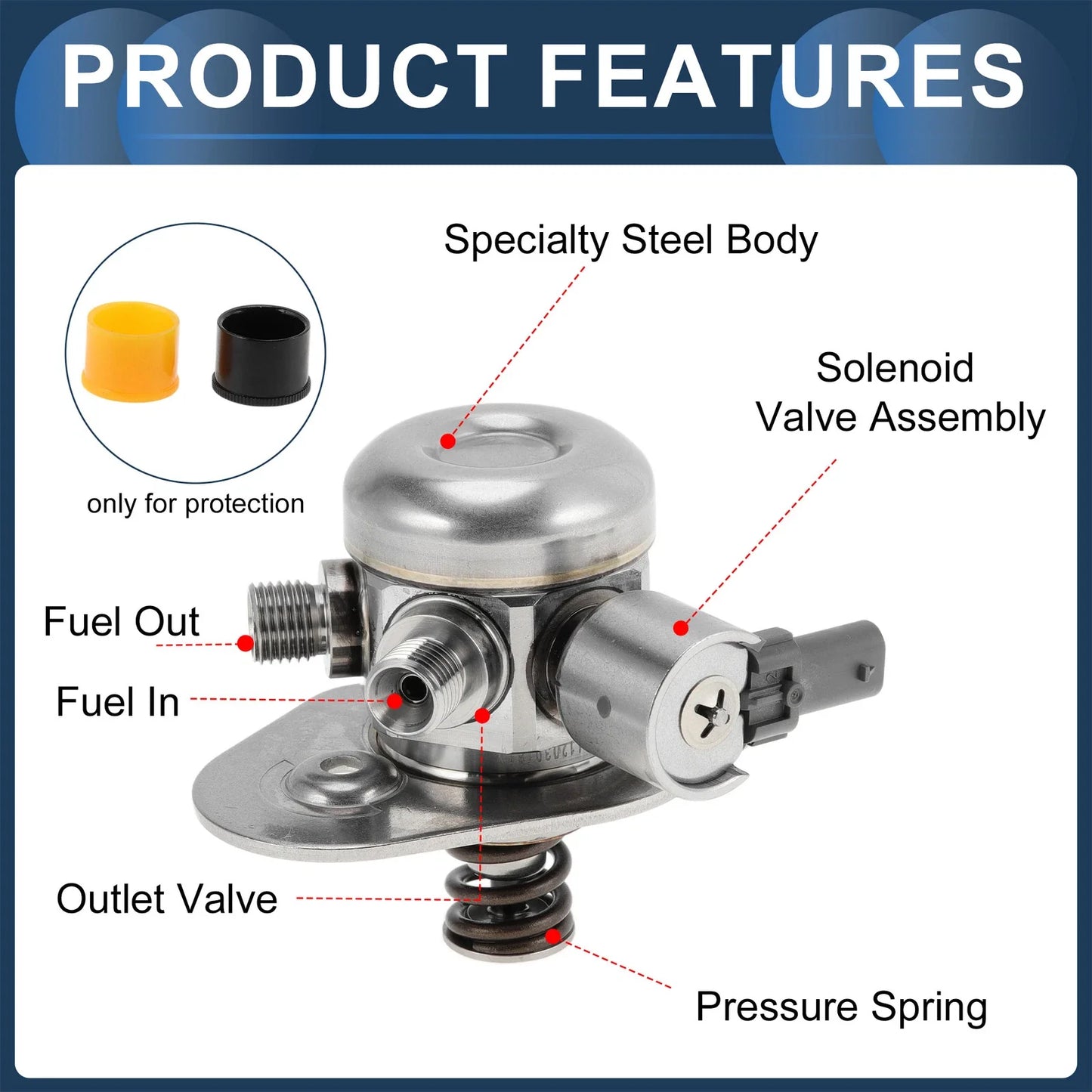 High Pressure Fuel Pump for BMW X1 X3 X4 Z4 Fuel Pump Assembly