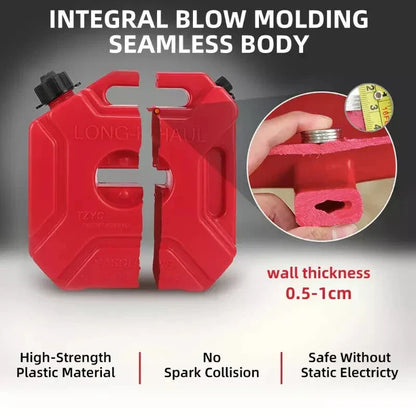 5L Jerry Can Fuel Tank for Car Motorcycle - Portable Storage Container