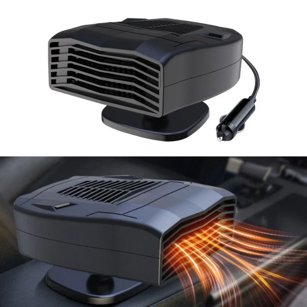12V 140W Portable Car Heater Windscreen Defogger 360° Rotating Base for Cars