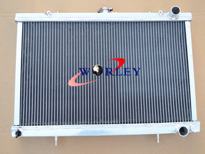 52mm Alloy Radiator & 12" Fan for Nissan Skyline R32/S13 (1989-1994)