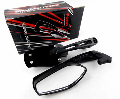 Black M Soko Rear View Mirrors for Kawasaki VN2000 Vulcan (2004-2015)