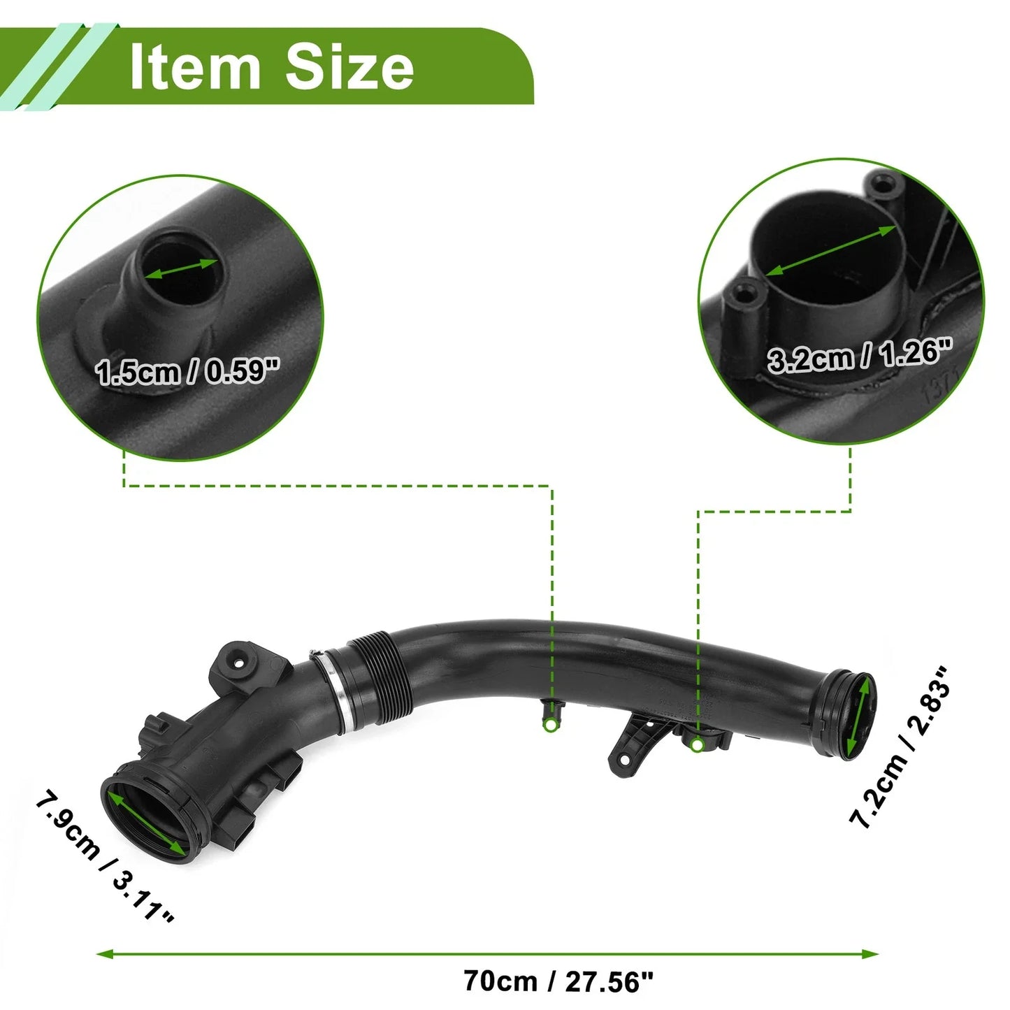 Car Air Intake Hose Tube Pipe for BMW X3 X4 X5 X6 (2011 - 2013)