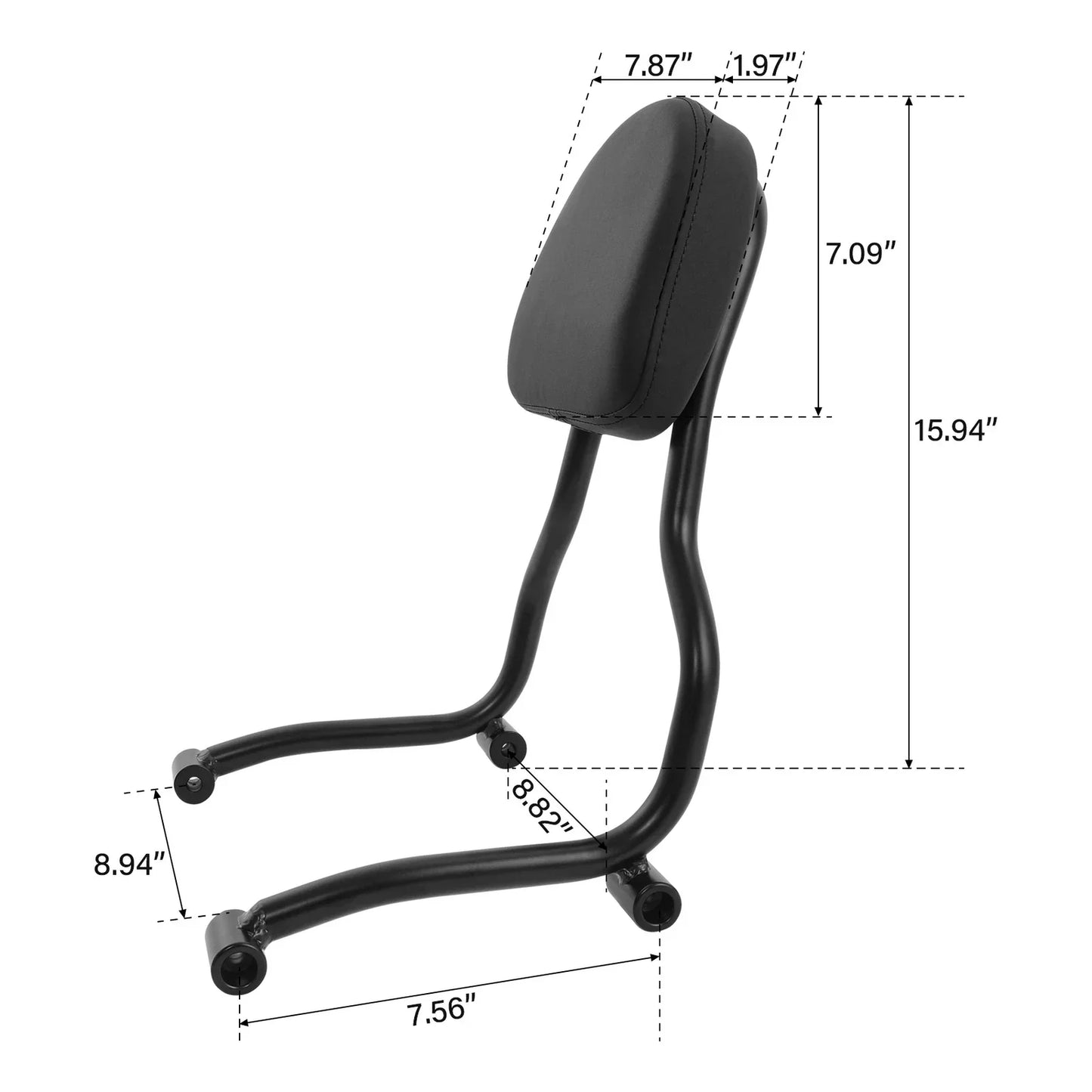 Sissy Bar Backrest for Honda Rebel CMX250 CMX300 CMX500 (2017-2025)