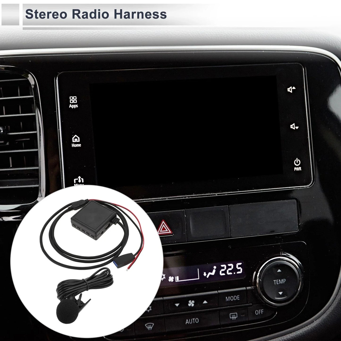 Stereo Radio Harness for BMW E39 E46 E53 Microphone Handsfree Car