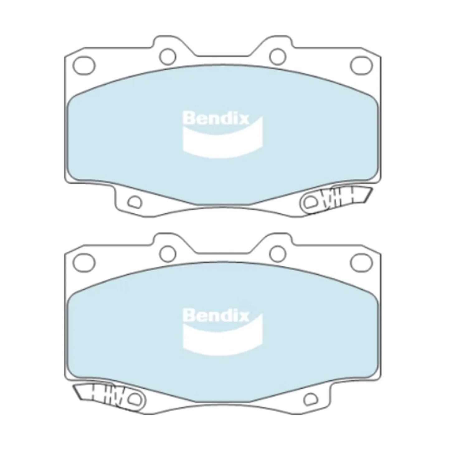 4WD Front Disc Brake Pads Set for Hilux (2005–2016)