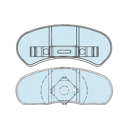 Rear Disc Brake Pads Set for Ford Falcon XB XC XD (1973-1981)