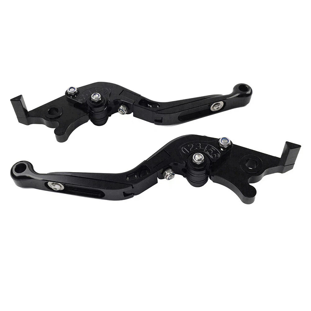 CNC Extendable Brake Clutch Levers for Yamaha YZF R1 (2009-2014) Black