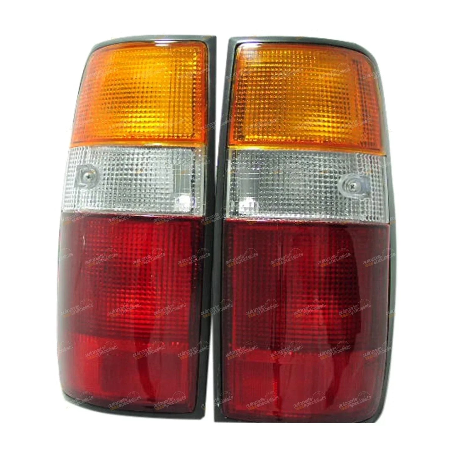 LH+RH Tail Lights / Pair / for Toyota Landcruiser 80 Series (1990–1997)